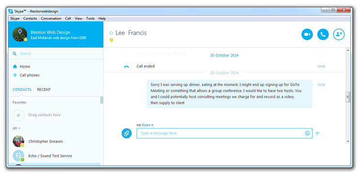 Skype Instant Messenger