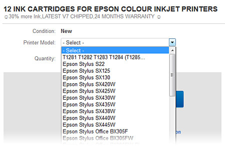 Epson Compatible Cartridges