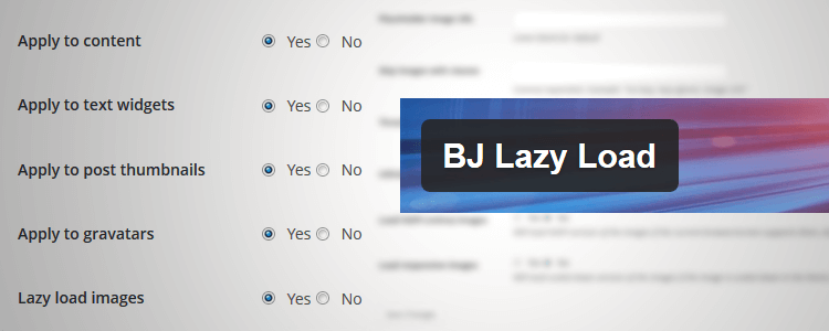BJ Lazy Load WordPress plugin