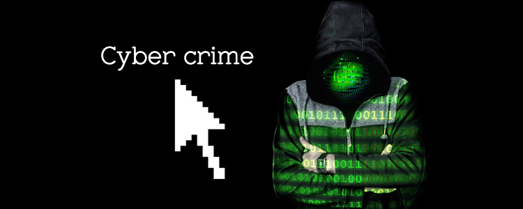 Cyber criminal wearing a hooded top