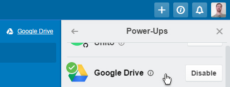 Enable Google Drive Power Up