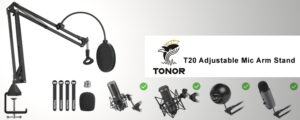 Tonor T20 Adjustable Microphone Stand