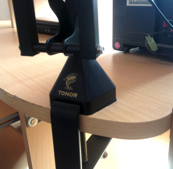 Photo of TONOR T20 microphone arm stand desk clamp